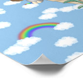 NOAHS ARK Rainbow NURSERY DECORATION Poster (Hoek)