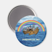 Noah's Ark & Regenboog Magneet (Voorkant / Achterkant)