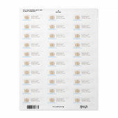 Noah's Ark Return Address Labels (Full Sheet)