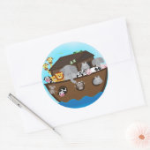 Noah's Ark Ronde Sticker (Envelop)