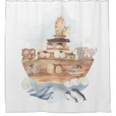 Noah's ark Shower Curtain Douchegordijn (Voorkant)