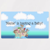 Noah's Ark Smartie Candy Wrapper Favor Étiquette (Design 1)