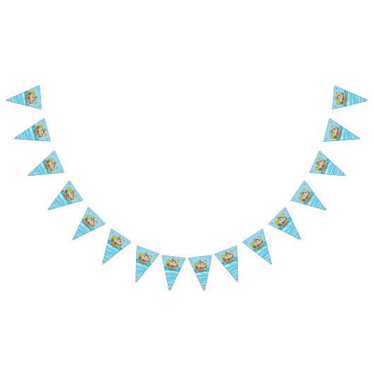 Noah's Ark Theme met Baby Animals Vlaggetjes (Alle)