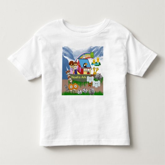Noah's Ark Toddler T Shirt (Voorkant)