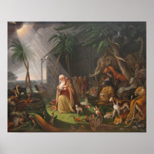 Noah's Ark van Charles Wilson Peale - Circa 1819 Poster