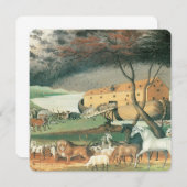 Noah's Ark van Edward Hicks,  Folk Art (Voorkant / Achterkant)