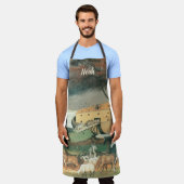 Noah's Ark van Edward Hicks, Folk Art Schort (Gedragen)