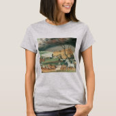 Noah's Ark van Edward Hicks,  Folk Art T-shirt (Voorkant)