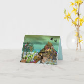 Noah's Ark Verjaardag Kaart (Gele Bloem)