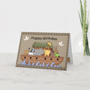Noah's Ark Verjaardag Wenskaart Kaart