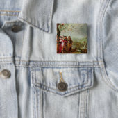 Noah's Ark Vierkante Button 5,1 Cm (In situ)