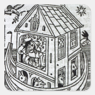 Noah's Ark Vierkante Sticker