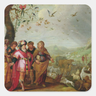 Noah's Ark Vierkante Sticker