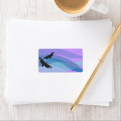 Noah's ark vogels drukken je Adresetiketten sticke Etiket (Insitu)