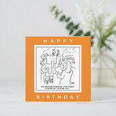 Noah's Ark Weather Forecast Cartoon Kaart (Staand voorkant)