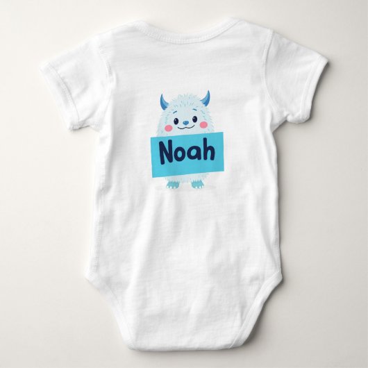 Noah's Blue Buddy Romper (Achterkant)