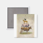 NOB10-Boerderij standaard A1.tif Magneet (Voorkant / Achterkant)