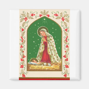 NOB165 Mary en Baby Jesus.tif Magneet