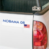 NOBAMA 08 BUMPERSTICKER (Op Truck)