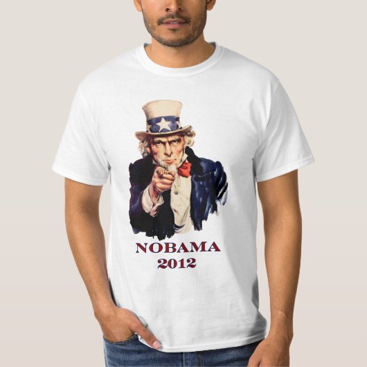 NOBAMA 2012 "oom Sam" T-shirt (Voorkant)