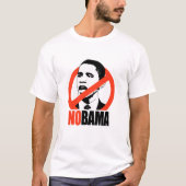 NOBAMA/ANTI-OBAMA T-SHIRT (Voorkant)