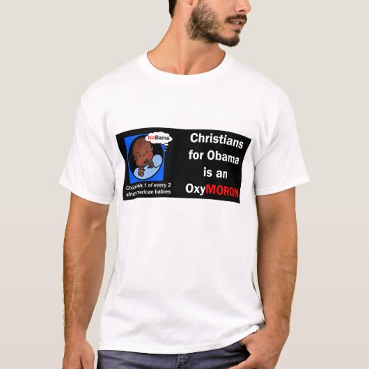 NOBama baby OxyMoron T-shirt (Voorkant)