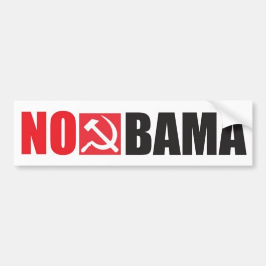 NoBama Bumpersticker (Voorkant)