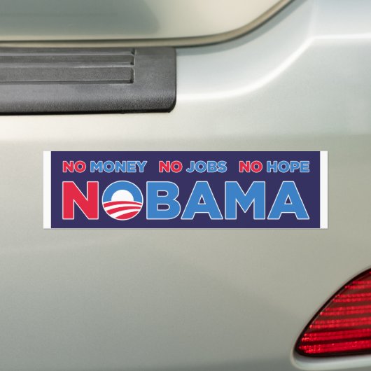NOBAMA BUMPERSTICKER (Op auto)