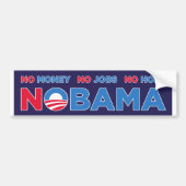 NOBAMA BUMPERSTICKER (Voorkant)