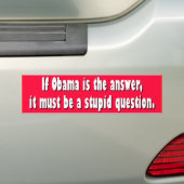 NOBAMA BUMPERSTICKER (Op auto)