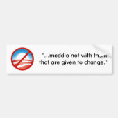 Nobama Bumpersticker (Voorkant)