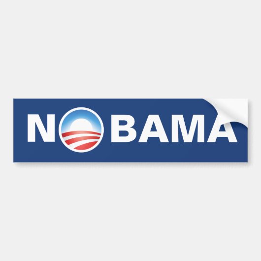 NObama Bumpersticker (Voorkant)