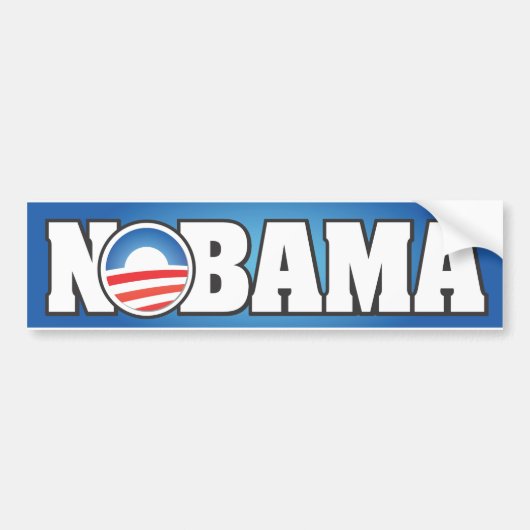 NOBAMA BUMPERSTICKER (Voorkant)