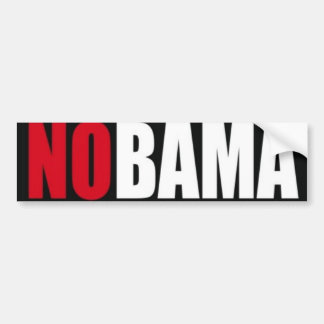 NOBAMA-Bumpersticker Bumpersticker