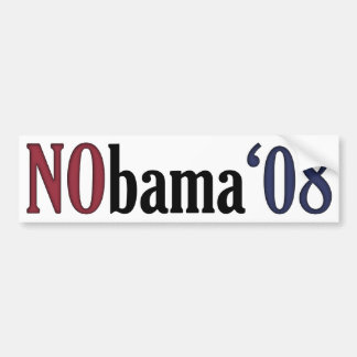 NObama-Bumpersticker Bumpersticker