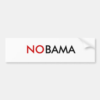 NOBAMA-Bumpersticker Bumpersticker