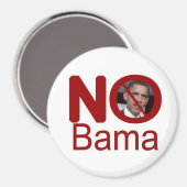 NoBama ronde magneet (Voorkant / Achterkant)