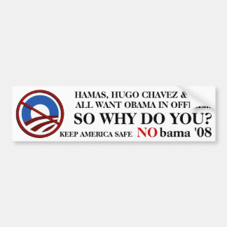 NObama-terroristen Bumpersticker