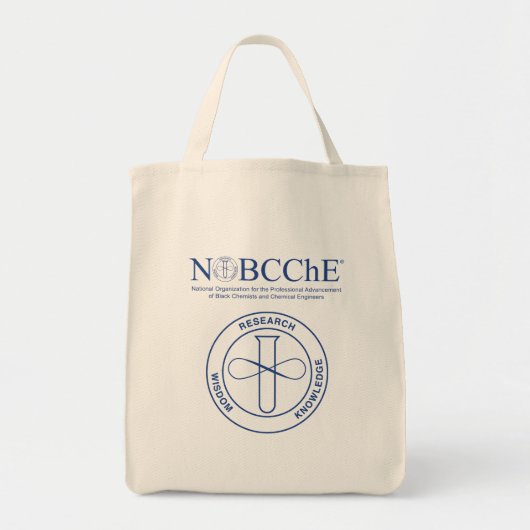 NOBCChE Blue logo Tote Bag (Voorkant)