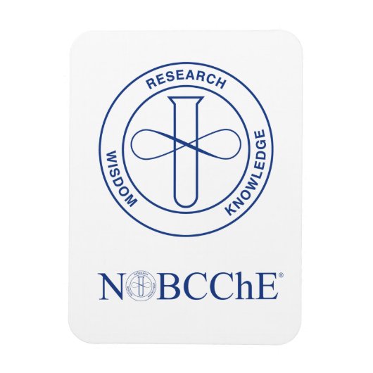 NOBCChE Magnet - logo bleu (Vertical)