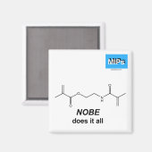 NOBE fait tout pour frigo aimant (Recto/Verso)