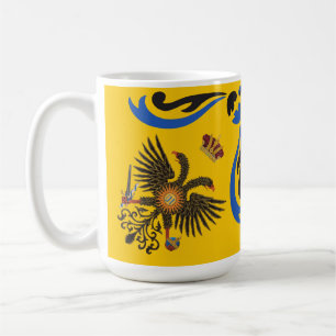 Nobile Contrada dell'Aquila Palio di Siena (Eagle) Koffiemok
