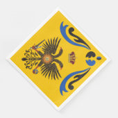 Nobile Contrada dell'Aquila Palio di Siena (Eagle) Servet (Hoek)