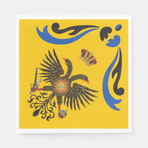 Nobile Contrada dell'Aquila Palio di Siena (Eagle) Servet