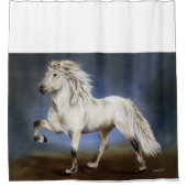 Nobility IJslands paard Douchegordijn (Voorkant)