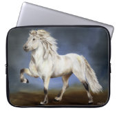 Nobility — IJslandse paarden Laptop Sleeve (Voorkant)