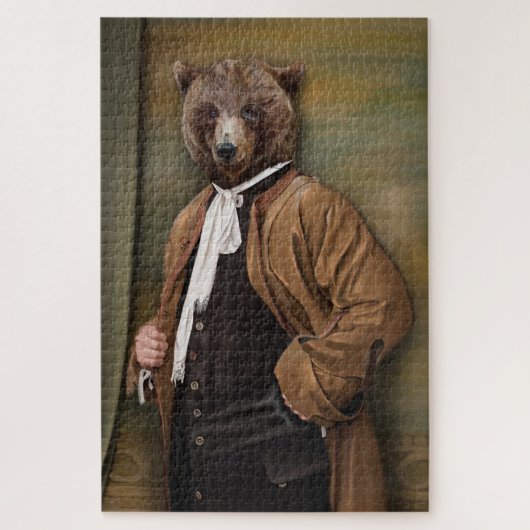 Noble Beasts - Dandy Bear Legpuzzel (Verticaal)