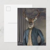 Noble Beasts - Dandy Deer  Briefkaart (Voorkant / Achterkant)