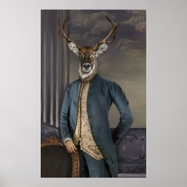 Noble Beasts - Dandy Deer Poster