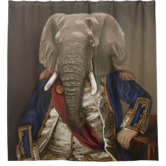 Noble Beasts - Dandy Elephant Douchegordijn